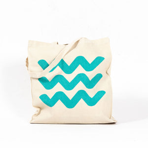 Making Waves Turquoise Tote