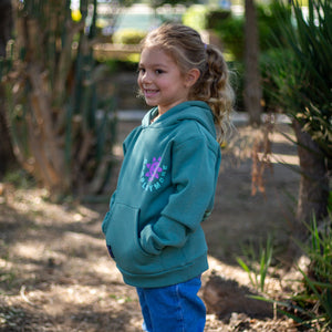 Sunsational Seafom Green Junior Hoodie