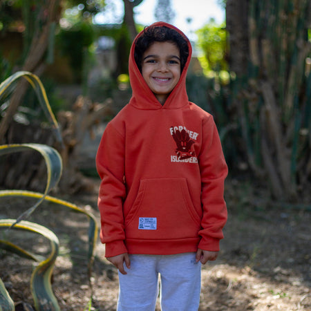 Hang-Loose Orange Junior Hoodie