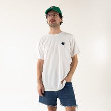 Barefoot Nation Off-White Embroidered Tee