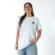 Barefoot Nation Off-White Embroidered Tee