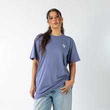 Prickly Pear Dusty Blue Embroidered Tee