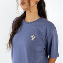 Prickly Pear Dusty Blue Embroidered Tee
