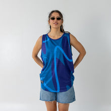 Midnight Tide Flame Mesh Jersey