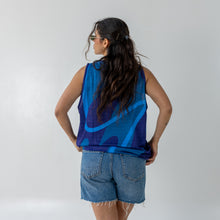 Midnight Tide Flame Mesh Jersey