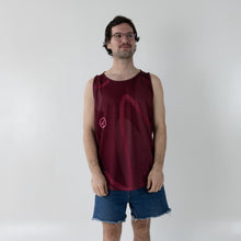 Crimson Drift Flame Mesh Jersey