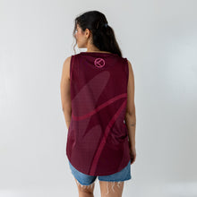 Crimson Drift Flame Mesh Jersey