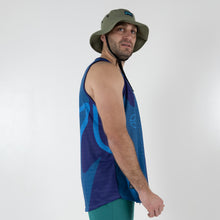 Midnight Tide Flame Mesh Jersey