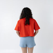 Islander Heatwave Red Crop Tee