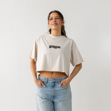 Poser Tank Desert White Crop Tee