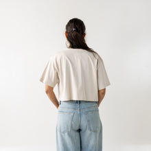 Poser Tank Desert White Crop Tee