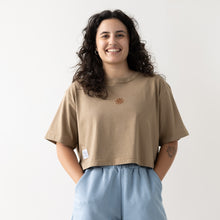 Sunsational Desert Haze Crop Tee