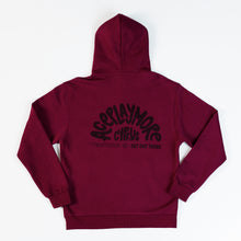 APM Sunset Burgundy Zipup Hoodie
