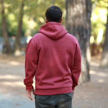 APM Retro Crimson Zip-Up Hoodie