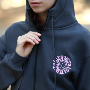 Nuovo Islander Anthracite Zip-Up Hoodie