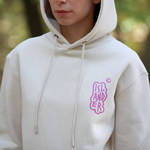 Lilac Islander Off-White Hoodie