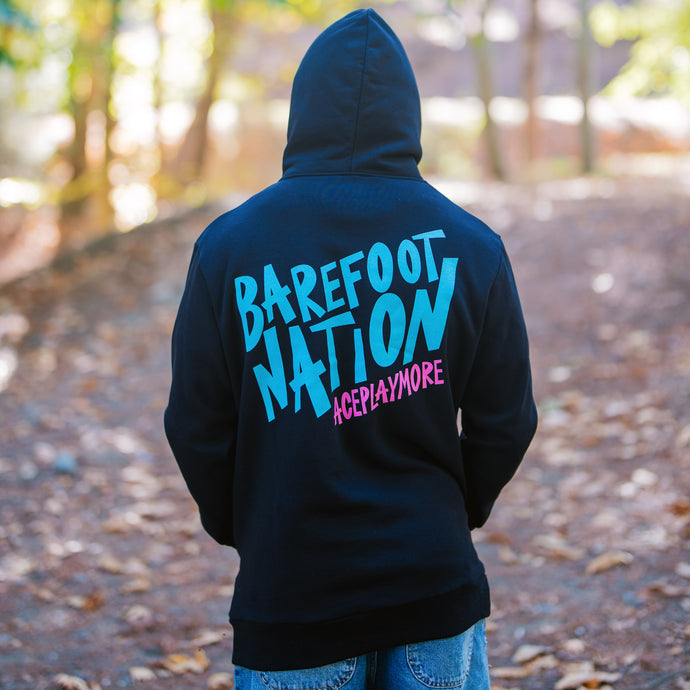 Barefoot Revolution Midnight Glitch Hoodie