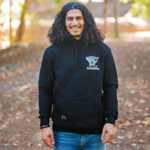 Hang Loose Noir Lilac Hoodie