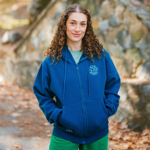 APM Retro Ocean Pine Zip-Up Hoodie