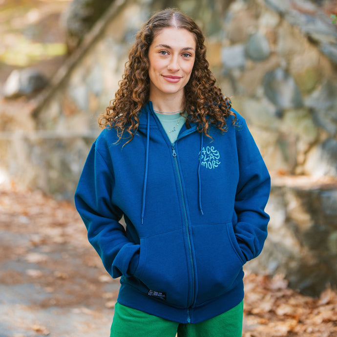 APM Retro Ocean Pine Zip-Up Hoodie