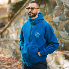 APM Retro Ocean Pine Zip-Up Hoodie