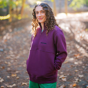 APM Mulberry Jam Half-Zip Sweater