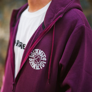 Nuovo Islander Cayenne Plum Zip-Up Hoodie
