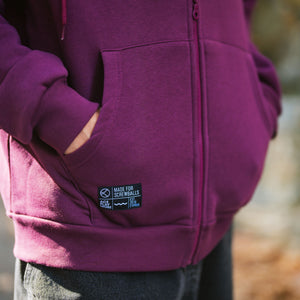 Nuovo Islander Cayenne Plum Zip-Up Hoodie