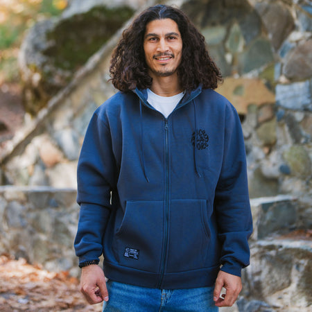 APM Retro Anthracite Zip-Up Hoodie
