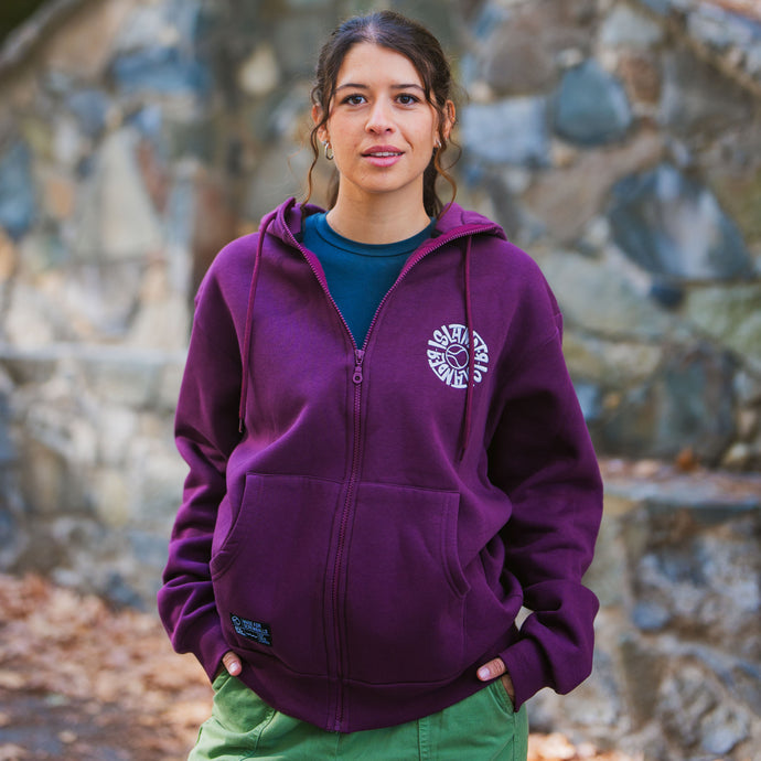 Nuovo Islander Cayenne Plum Zip-Up Hoodie
