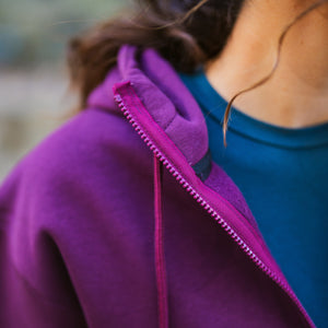 Nuovo Islander Cayenne Plum Zip-Up Hoodie