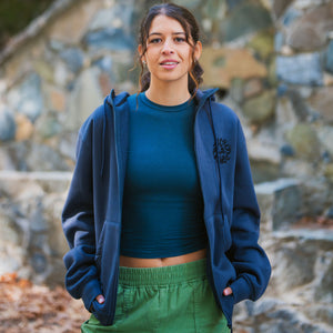 APM Retro Anthracite Zip-Up Hoodie