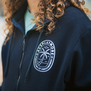 Purveyor Black Zip-Up Hoodie
