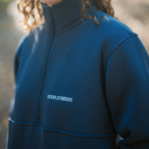 APM Iron Bark Half-Zip Sweater