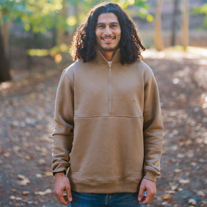 APM Sahara Mist Half-Zip Sweater