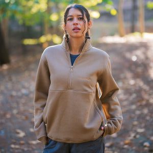 APM Sahara Mist Half-Zip Sweater