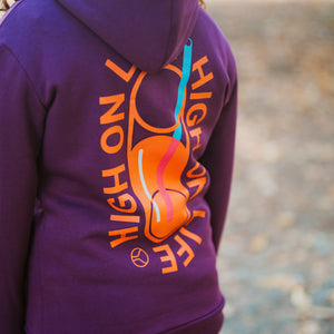 High on Life Cayenne Plum Hoodie