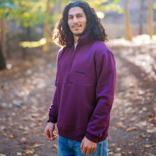 APM Mulberry Jam Half-Zip Sweater