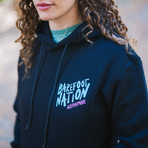 Barefoot Revolution Midnight Glitch Hoodie
