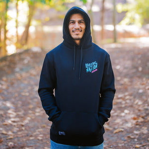 Barefoot Revolution Midnight Glitch Hoodie