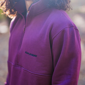 APM Mulberry Jam Half-Zip Sweater