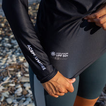 APM Retro Black UPF+50 Long Sleeve Rashguard