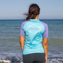 Forever Islanders Aqua UPF+50 Short Sleeve Rashguard