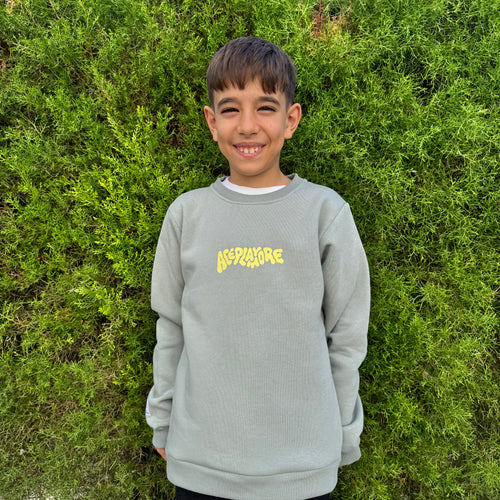 Soft Sage Junior Crewneck