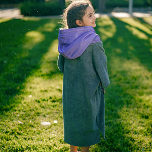 Purple Macaroni Junior Poncho