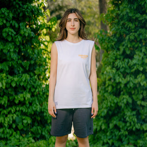 Islander Love White Tank