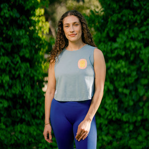 PURVEYOR Women's Cool Grey Tank