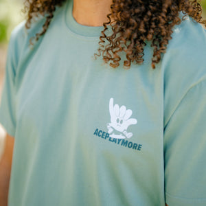 Hang Loose Almond Green Tee
