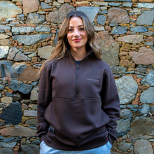 APM Natives Umber Half-Zip Sweater