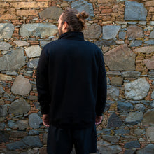 APM Natives Black Half-Zip Sweater